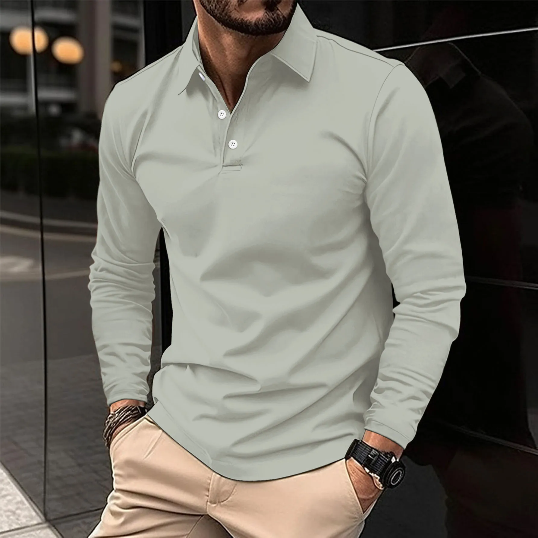 Asterio® | JOHN｜Premium Long Sleeve Shirt - Image 5