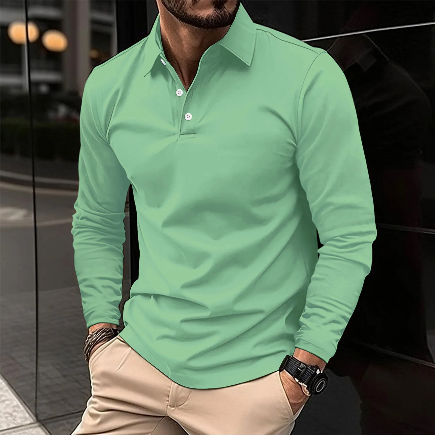 Asterio® | JOHN｜Premium Long Sleeve Shirt - Image 8