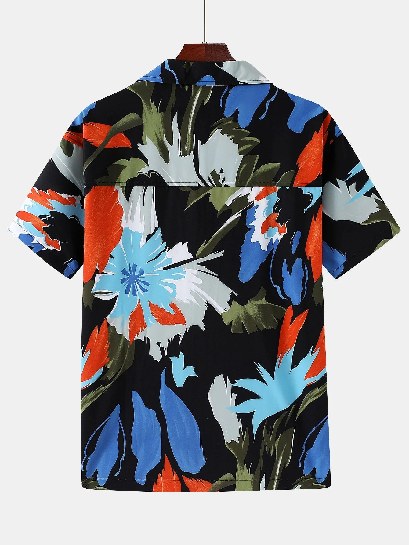 Astrid® | Hand Drawn Floral Print Revere Shirt - Image 2
