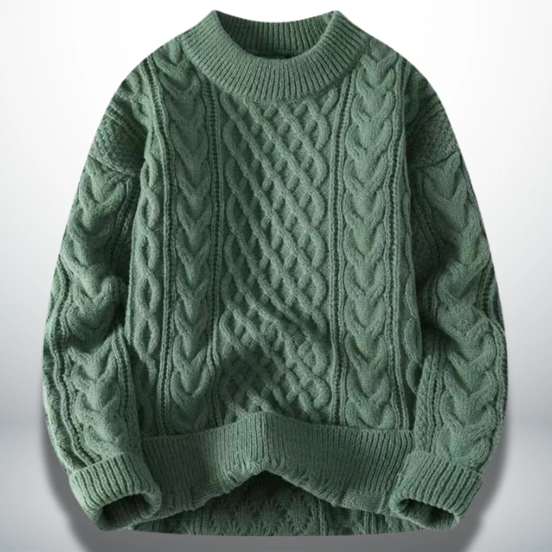 Atanasio® | Elegant Men's Crew Neck Sweater - Image 5