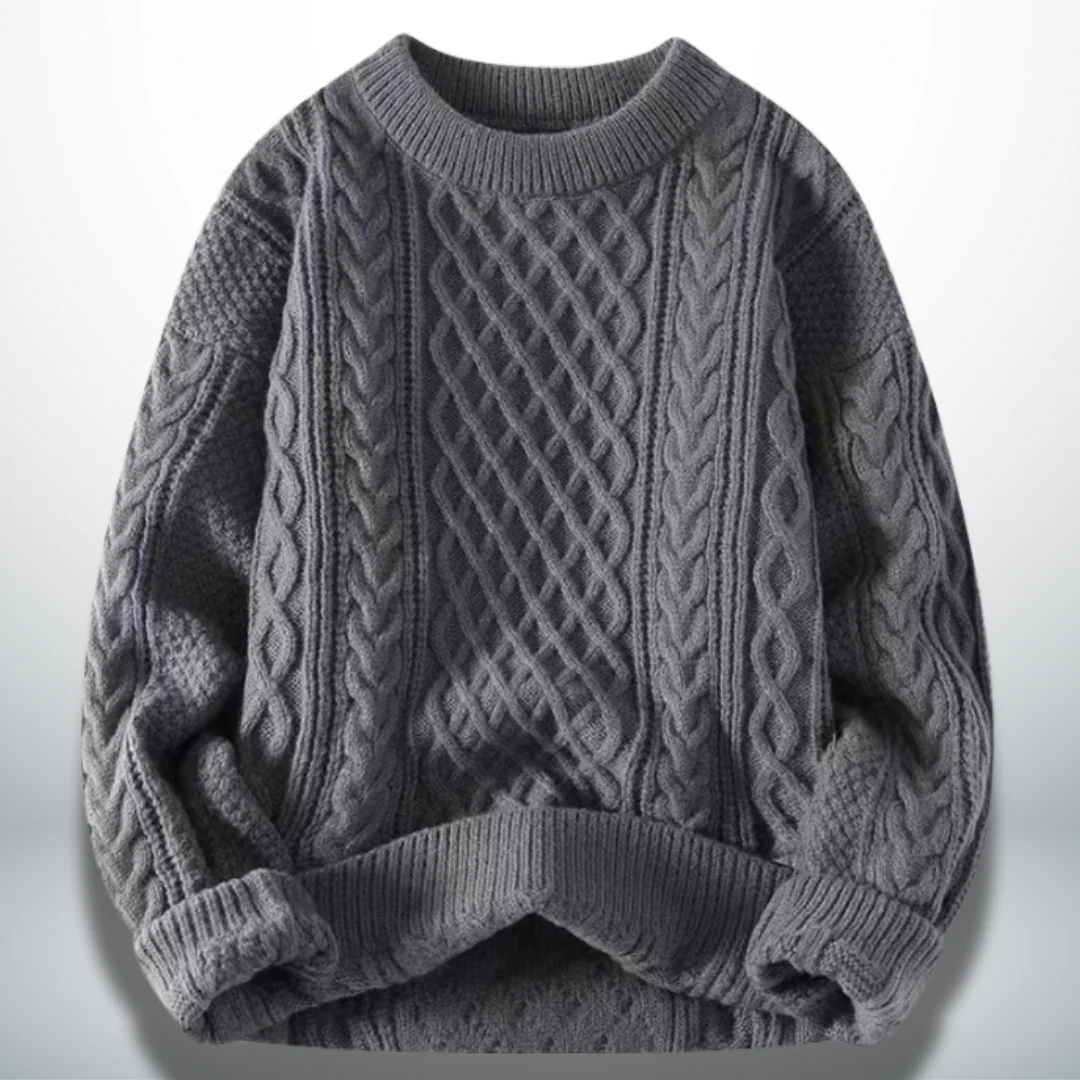 Atanasio® | Elegant Men's Crew Neck Sweater - Image 6