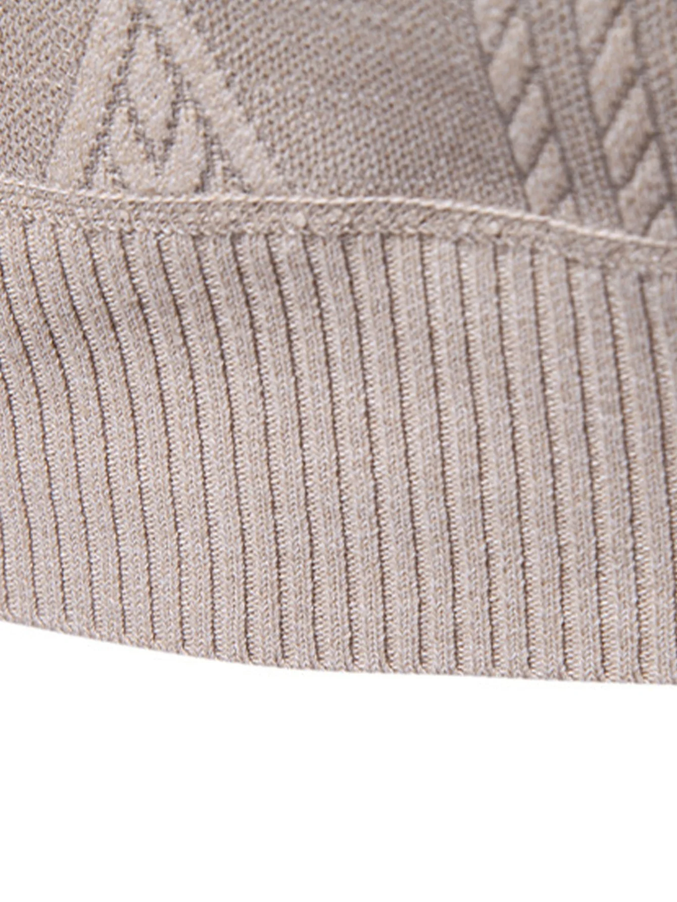 Atilio® | Geometric Jacquard Turtle Neck Sweater - Image 5