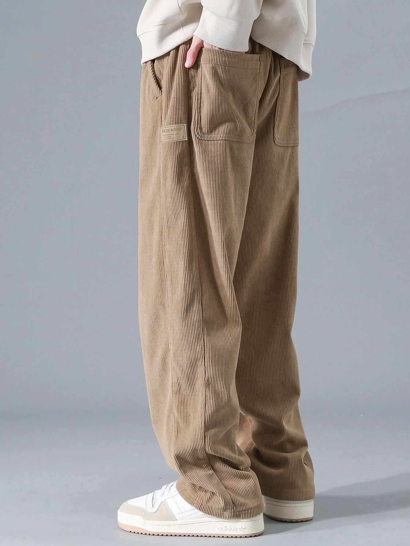 Aubine® | Straight Leg Corduroy Pants - Image 3