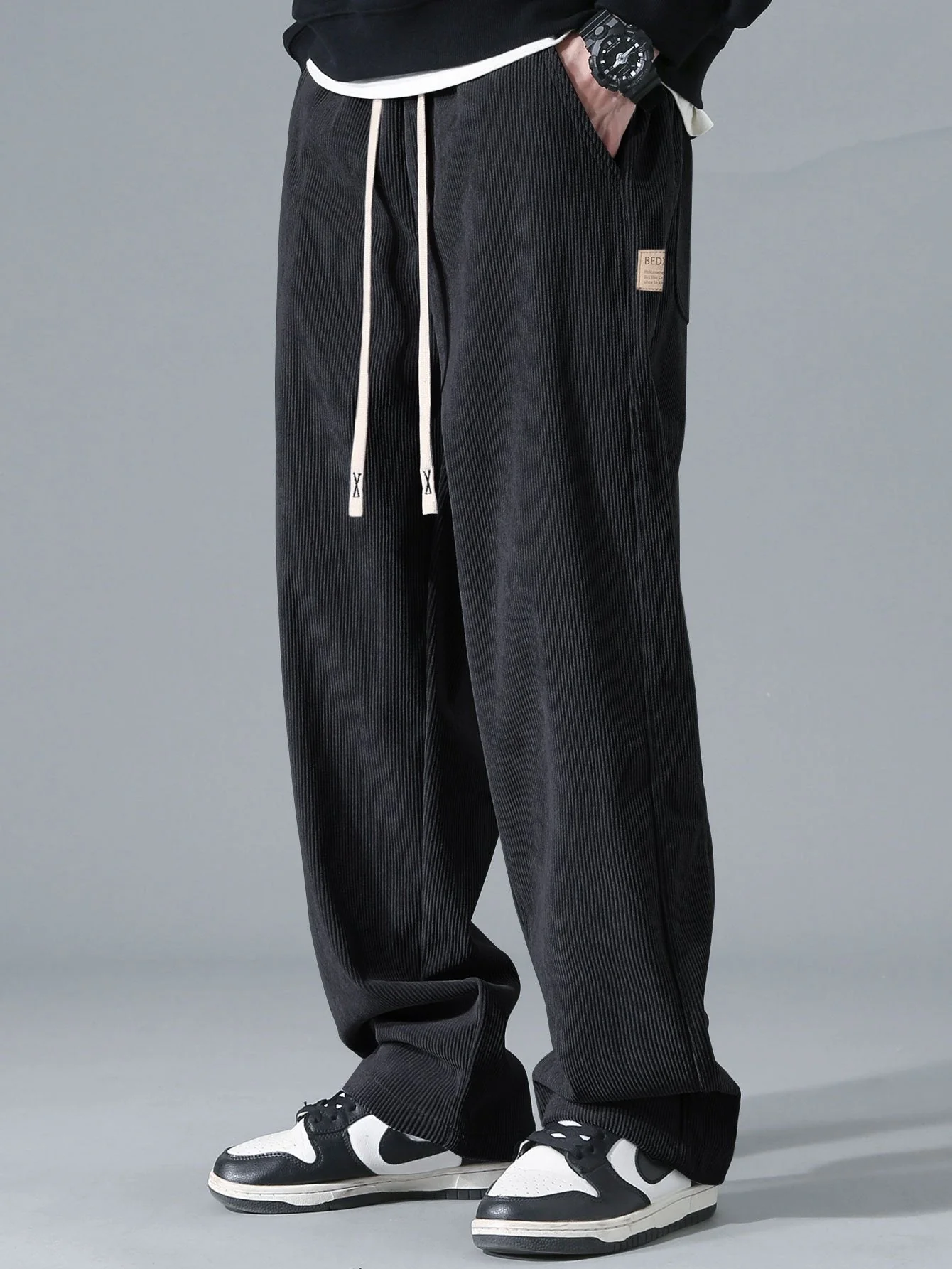 Aubine® | Straight Leg Corduroy Pants - Image 4