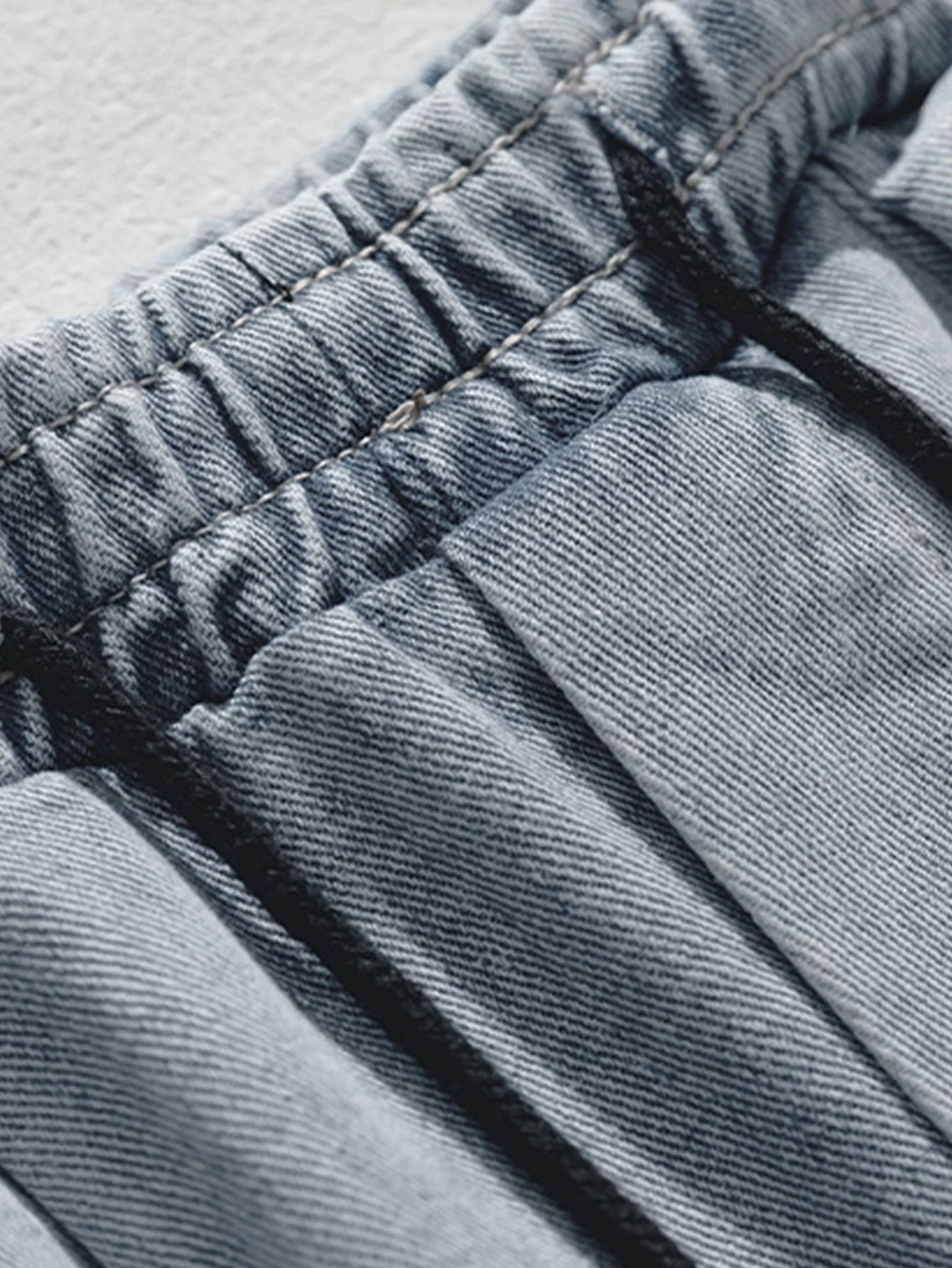 Augustin® | Elastic Waist Relax Fit Straight Leg Cargo Jeans - Image 10