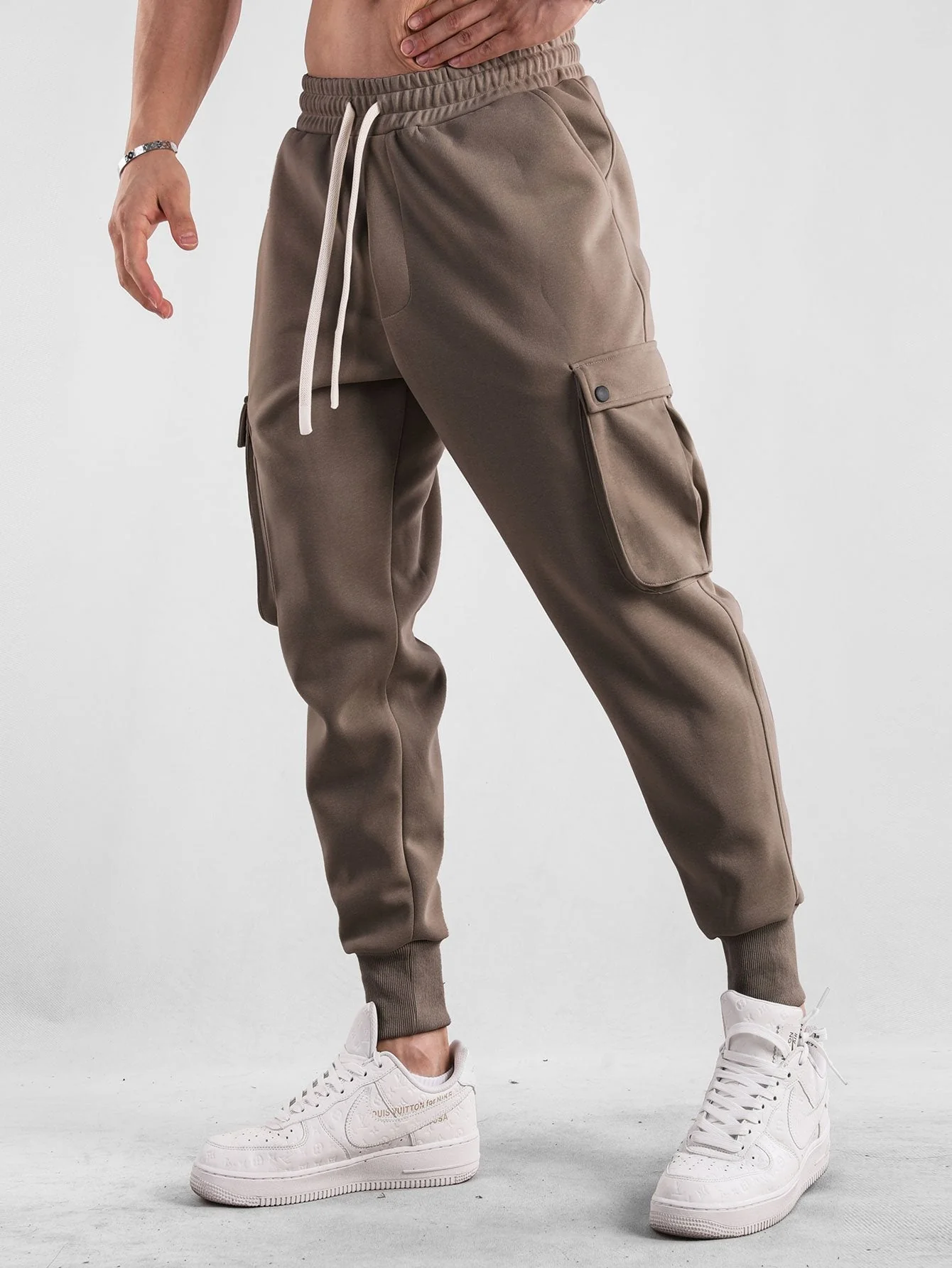 Aurelian® | Drawstring Cargo Jogger Pants - Image 7