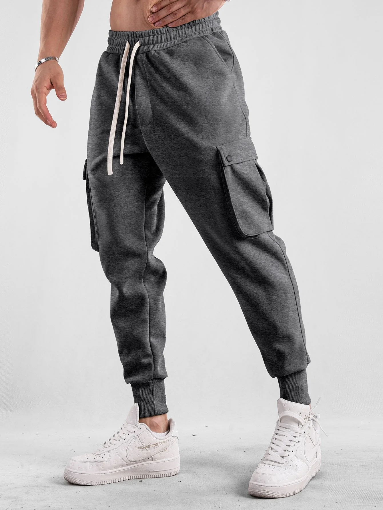 Aurelian® | Drawstring Cargo Jogger Pants - Image 8