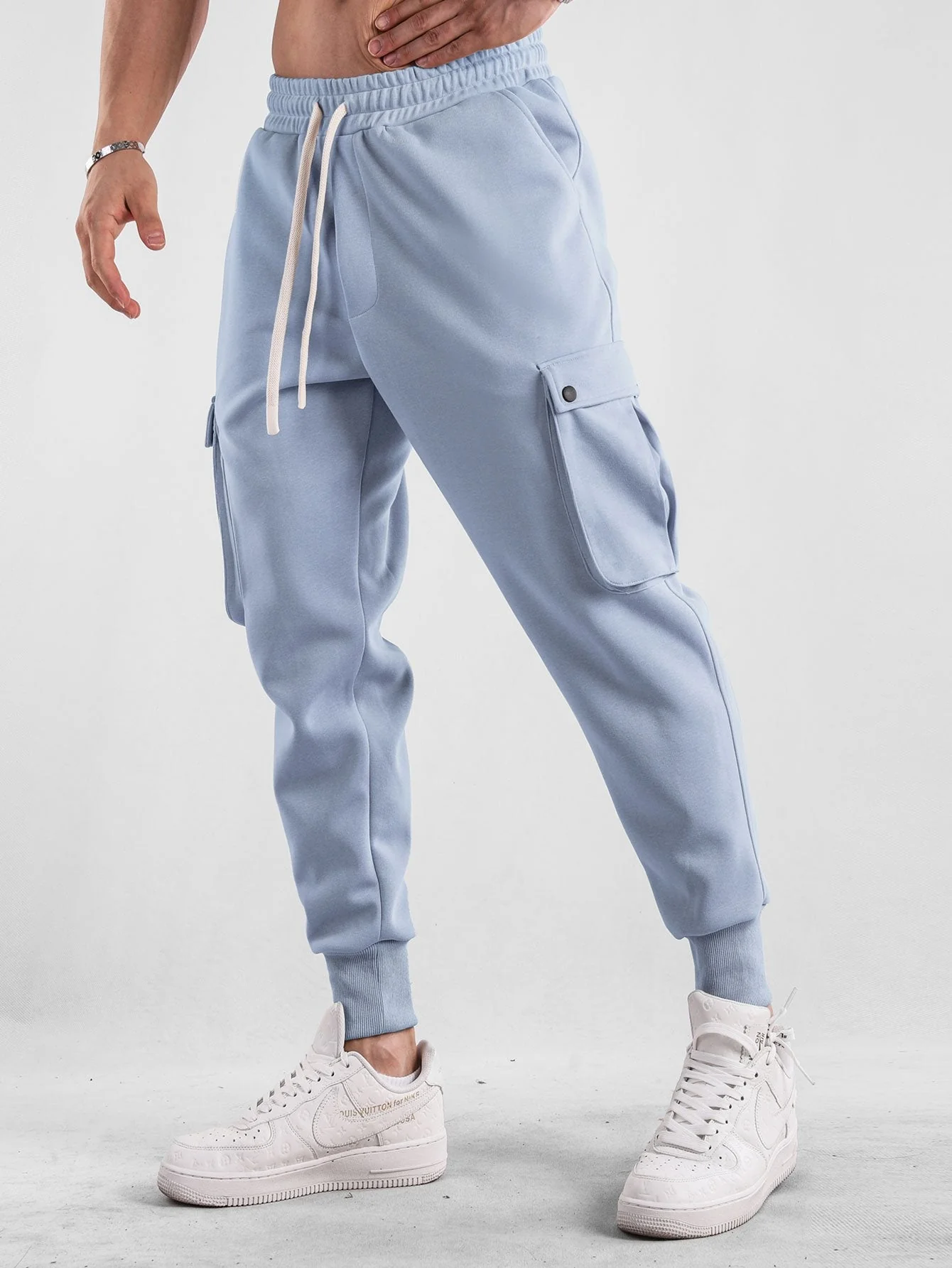 Aurelian® | Drawstring Cargo Jogger Pants - Image 9