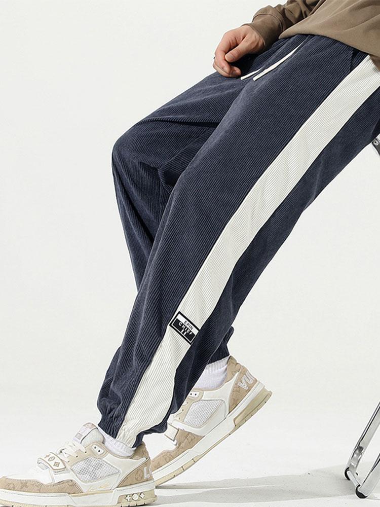Aurick® | Side Stripe Corduroy Jogging Pants - Image 13