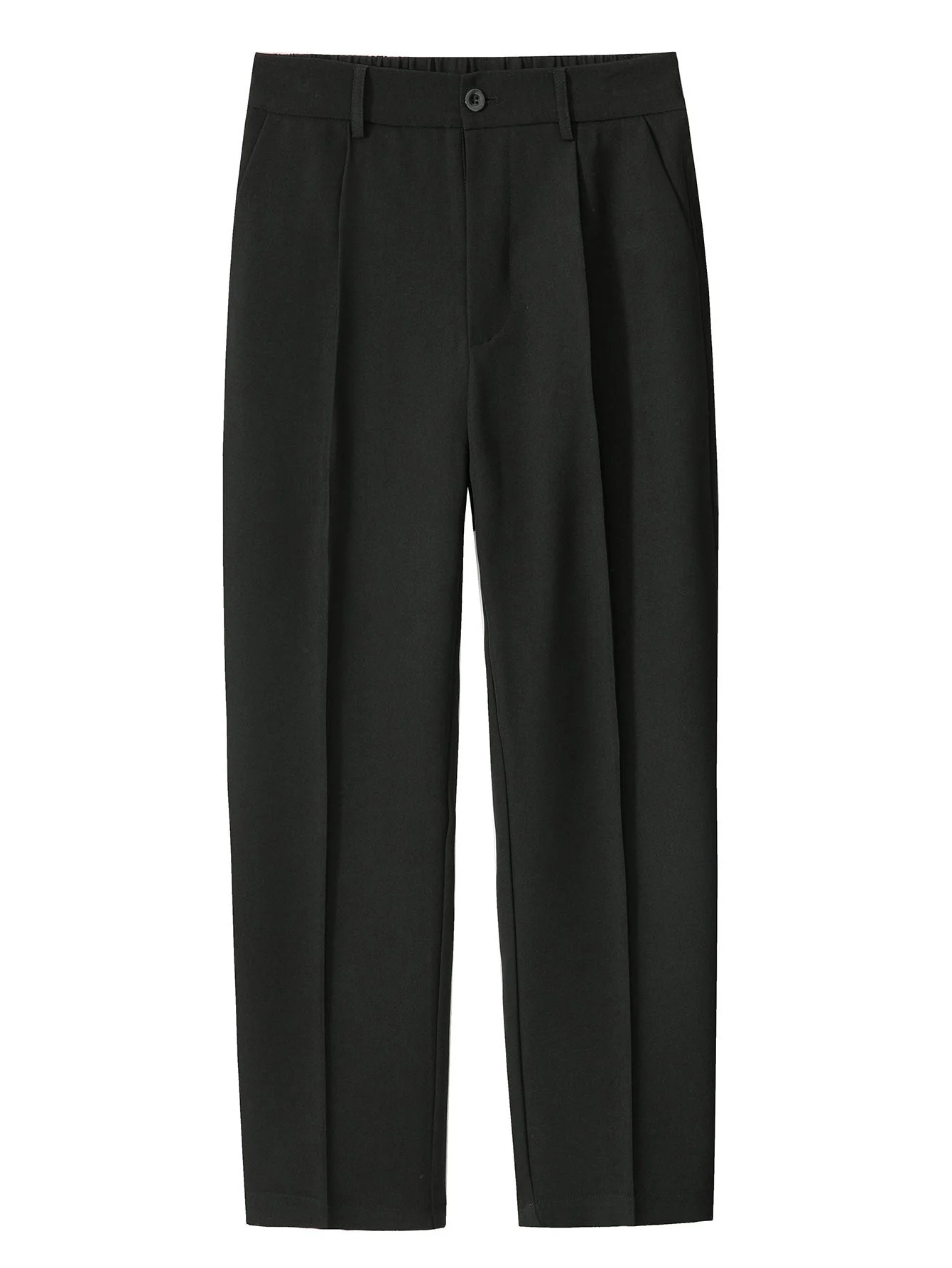 Auvray® | Relax Fit Elastic Waist Straight Leg Trousers - Image 10