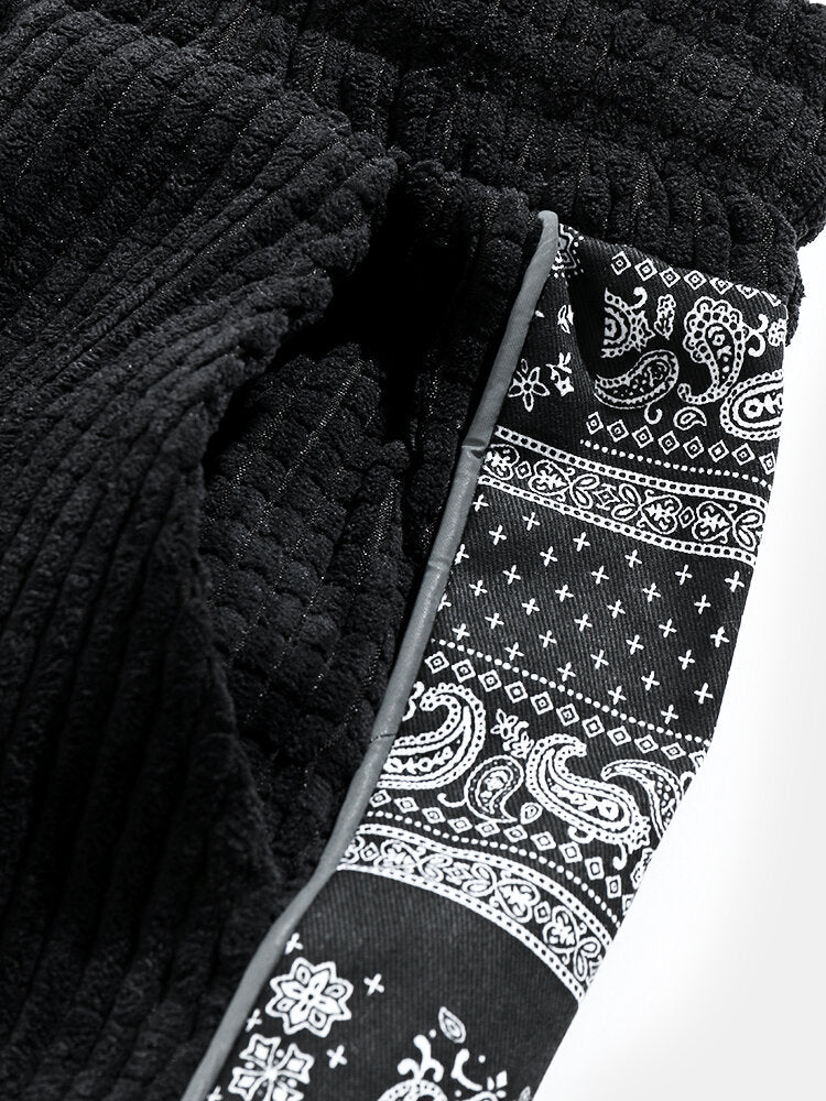 Avery® | Corduroy Paisley Print Panel Pants - Image 13
