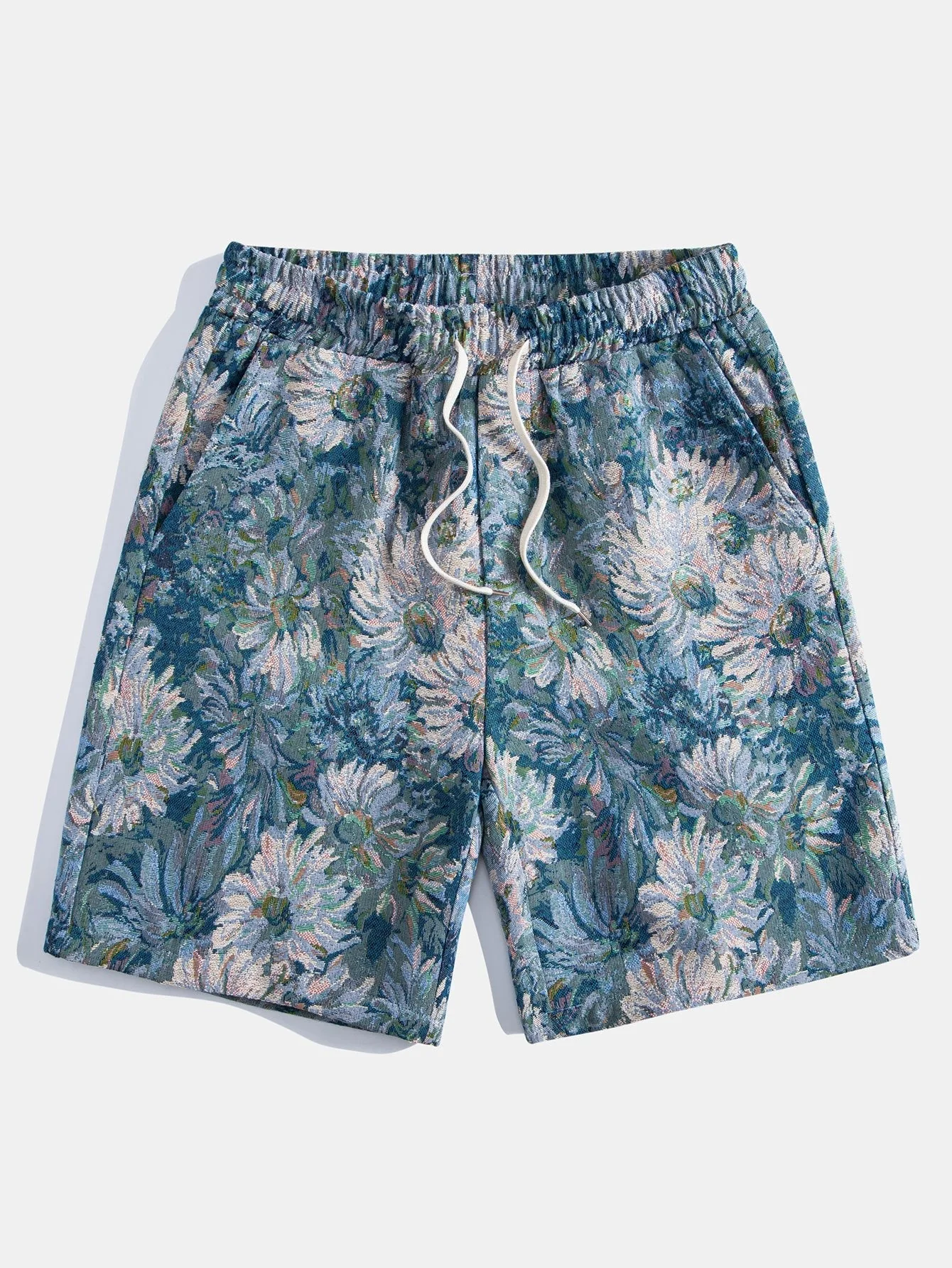 Avni® | 3 Pieces Painted Floral Jacquard Shorts - Image 2