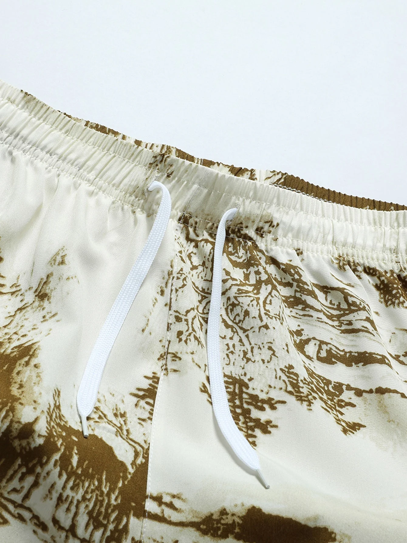 Avram® | Ink Print Zipper Pocket Shorts - Image 7