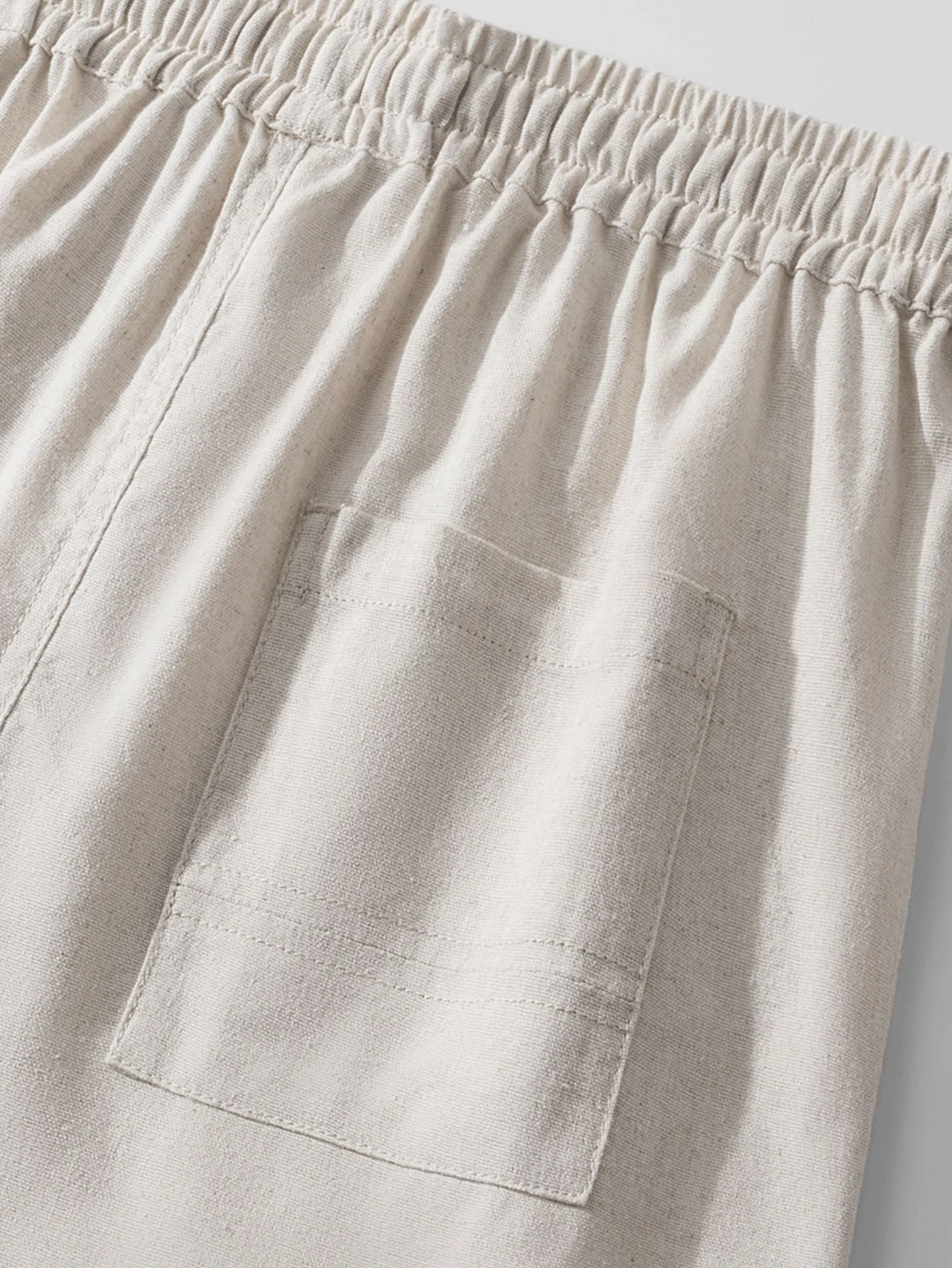 Avril® | Linen Cotton Blend Drawstring Shorts - Image 8