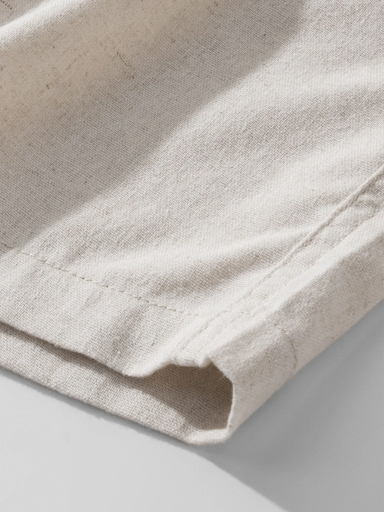 Avril® | Linen Cotton Blend Drawstring Shorts - Image 9