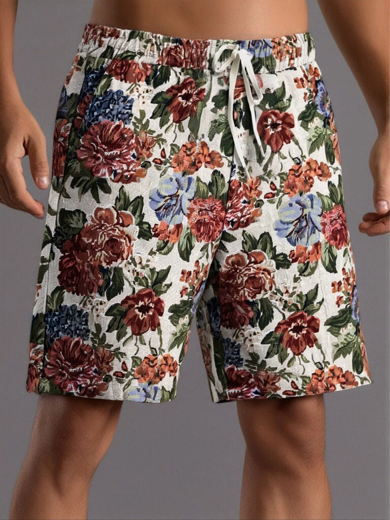 Axl® | Floral Jacquard Shorts