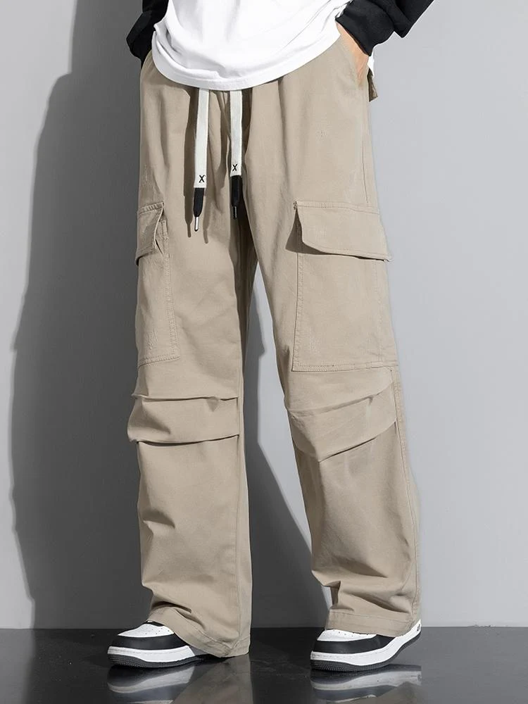 Aye® | Straight Leg Cotton Cargo Pants - Image 4