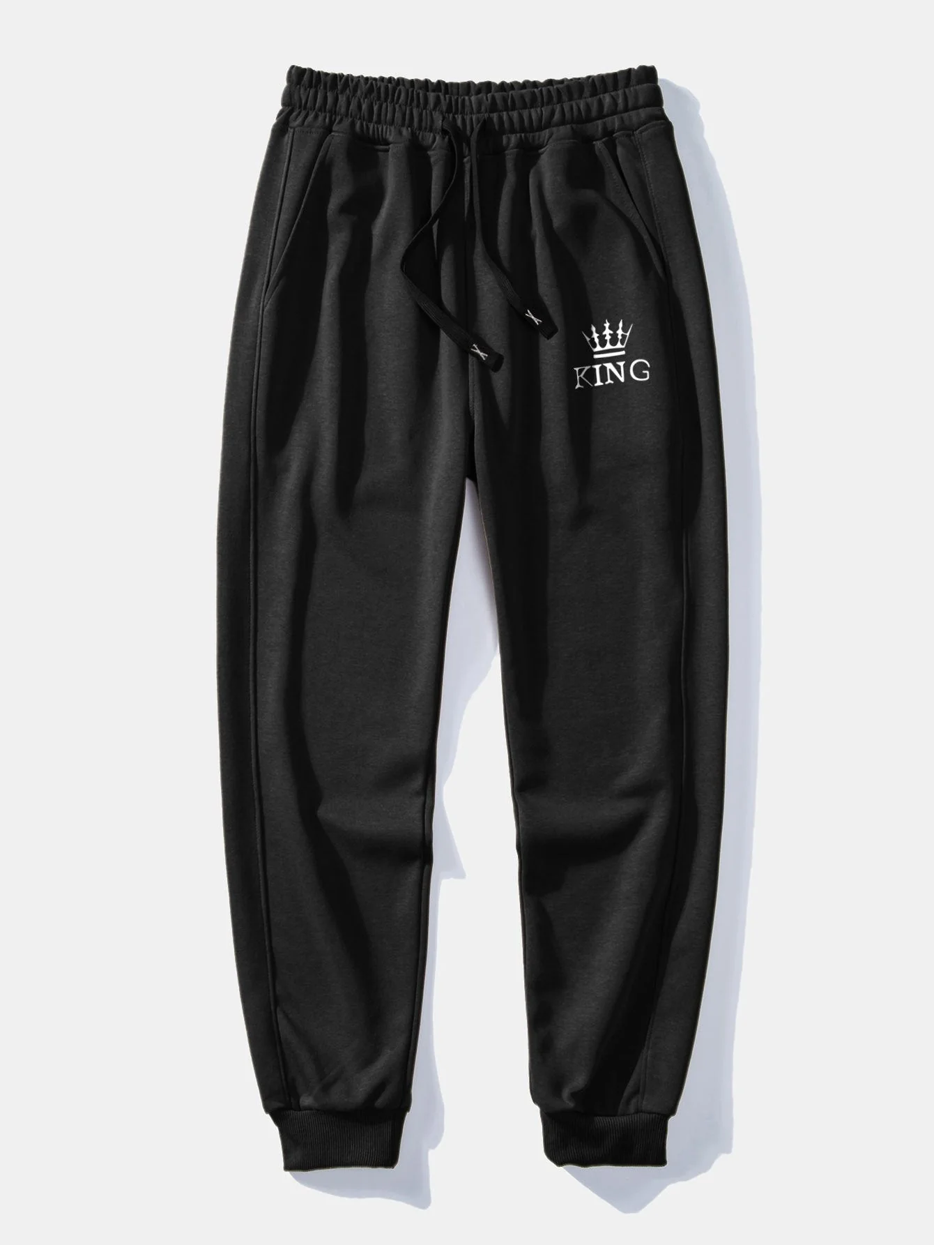 Azeem® | King Crown Print Jogging Pants