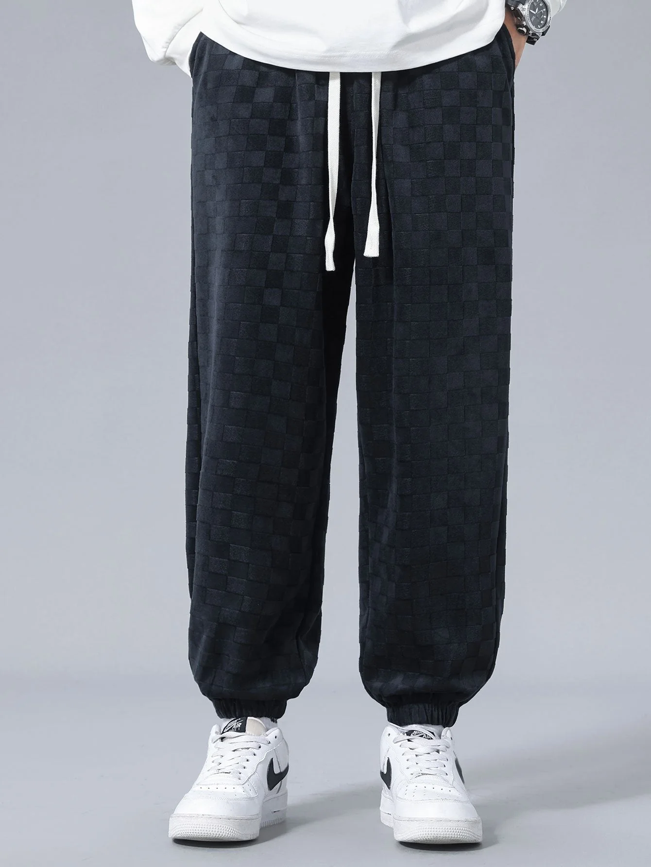 Baasan® | Checkerboard Jogging Pants - Image 5