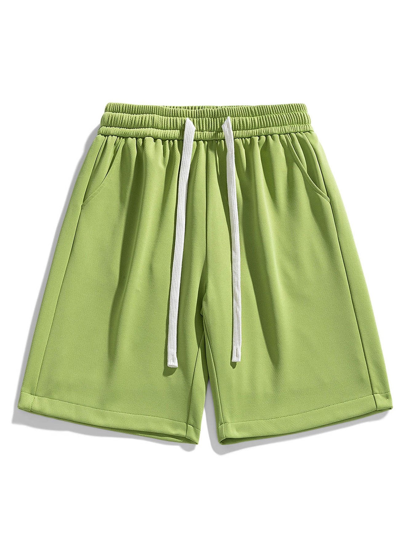 Badri® | Basic Textured Drawstring Shorts - Image 17