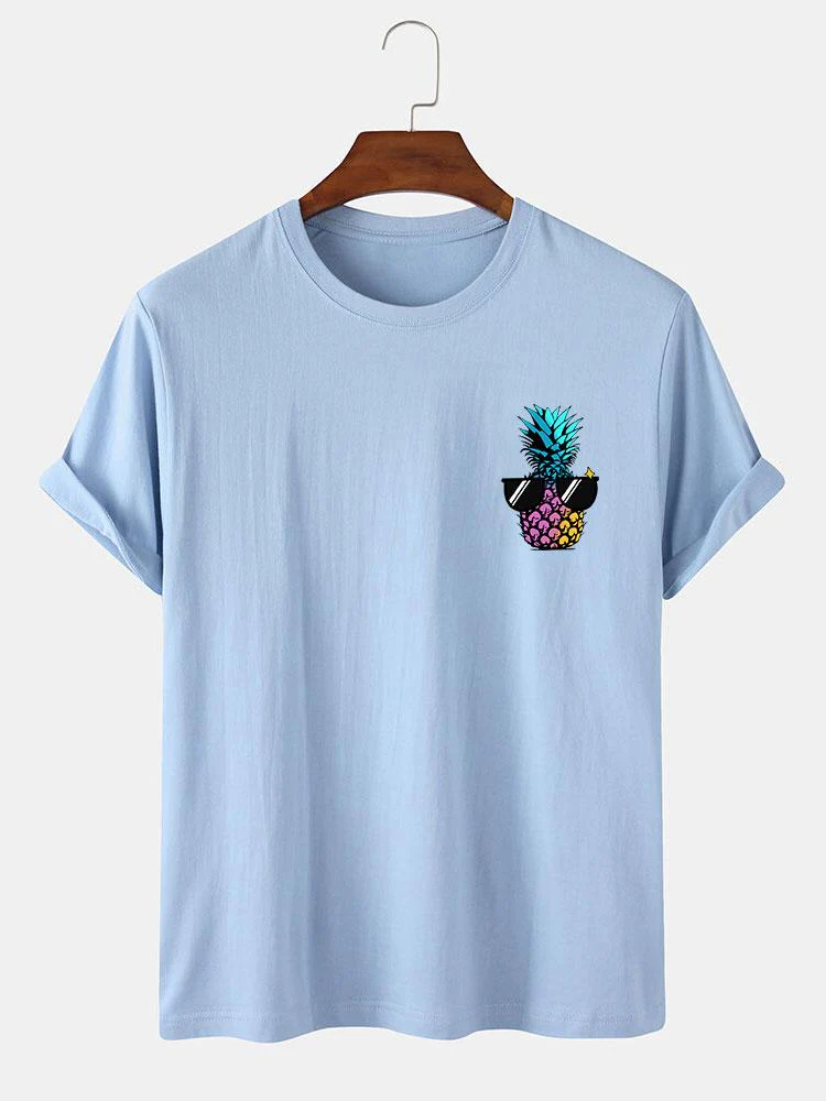 Bailey® | Pineapple With Sunglasses Print T-Shirt - Image 3
