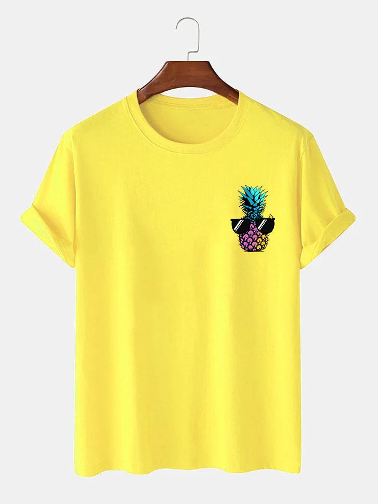 Bailey® | Pineapple With Sunglasses Print T-Shirt - Image 7