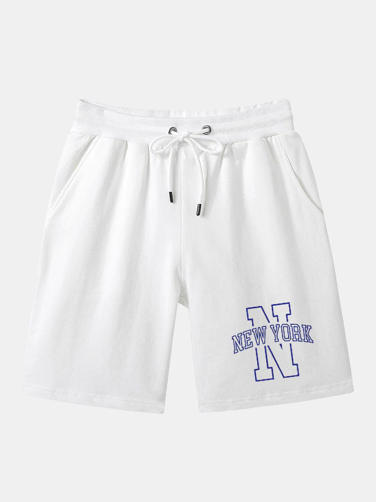 Bajzath® | New York Print Mid Length Shorts - Image 2