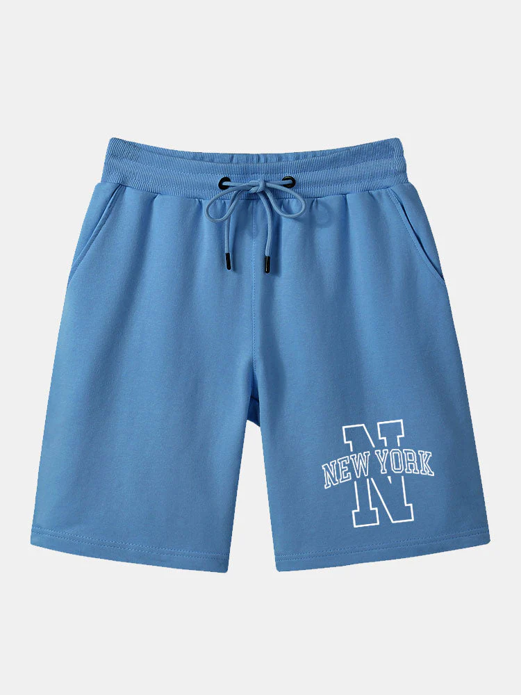 Bajzath® | New York Print Mid Length Shorts - Image 4