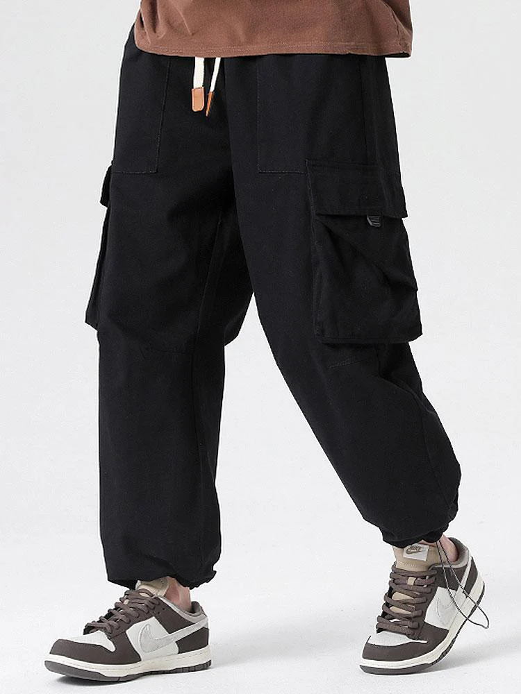 Bandon® | Elastic Drawstring Cuff Parachute Cargo Pants - Image 6