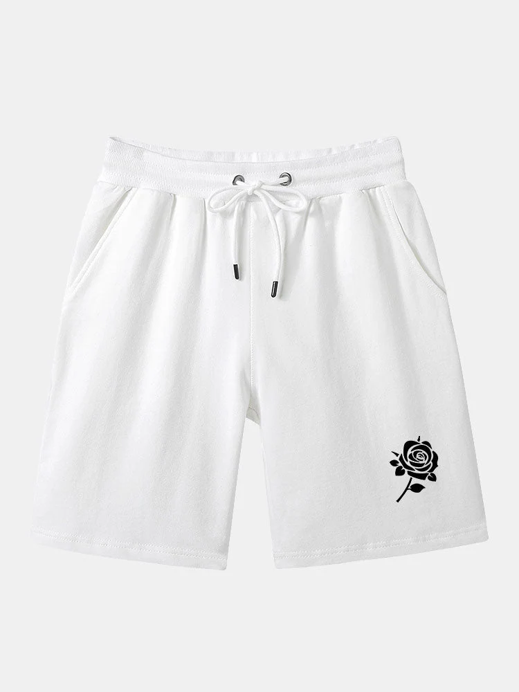 Bane® | Rose Print Mid Length Shorts - Image 2