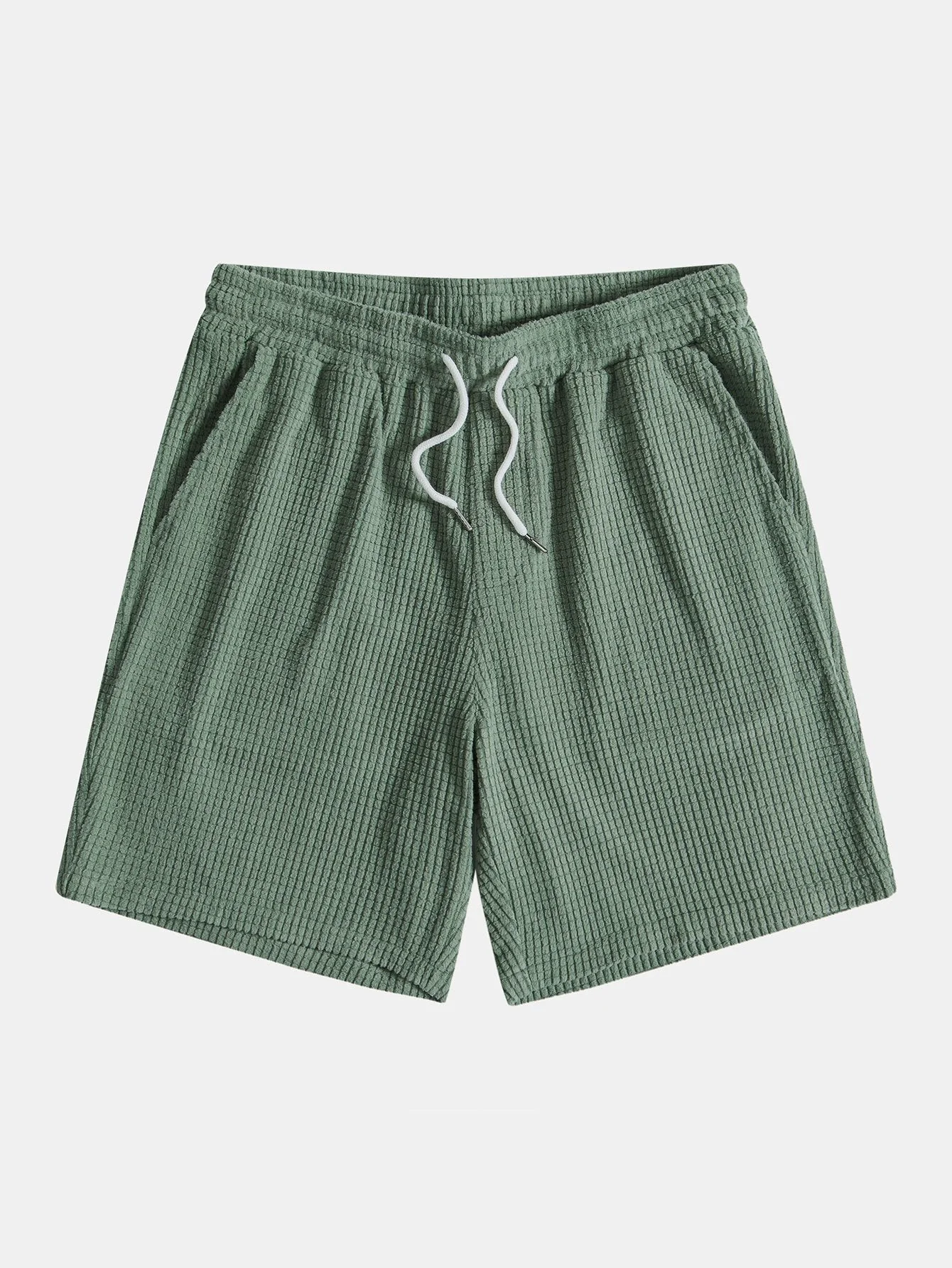 Barbo® | Waffle Drawstring Shorts