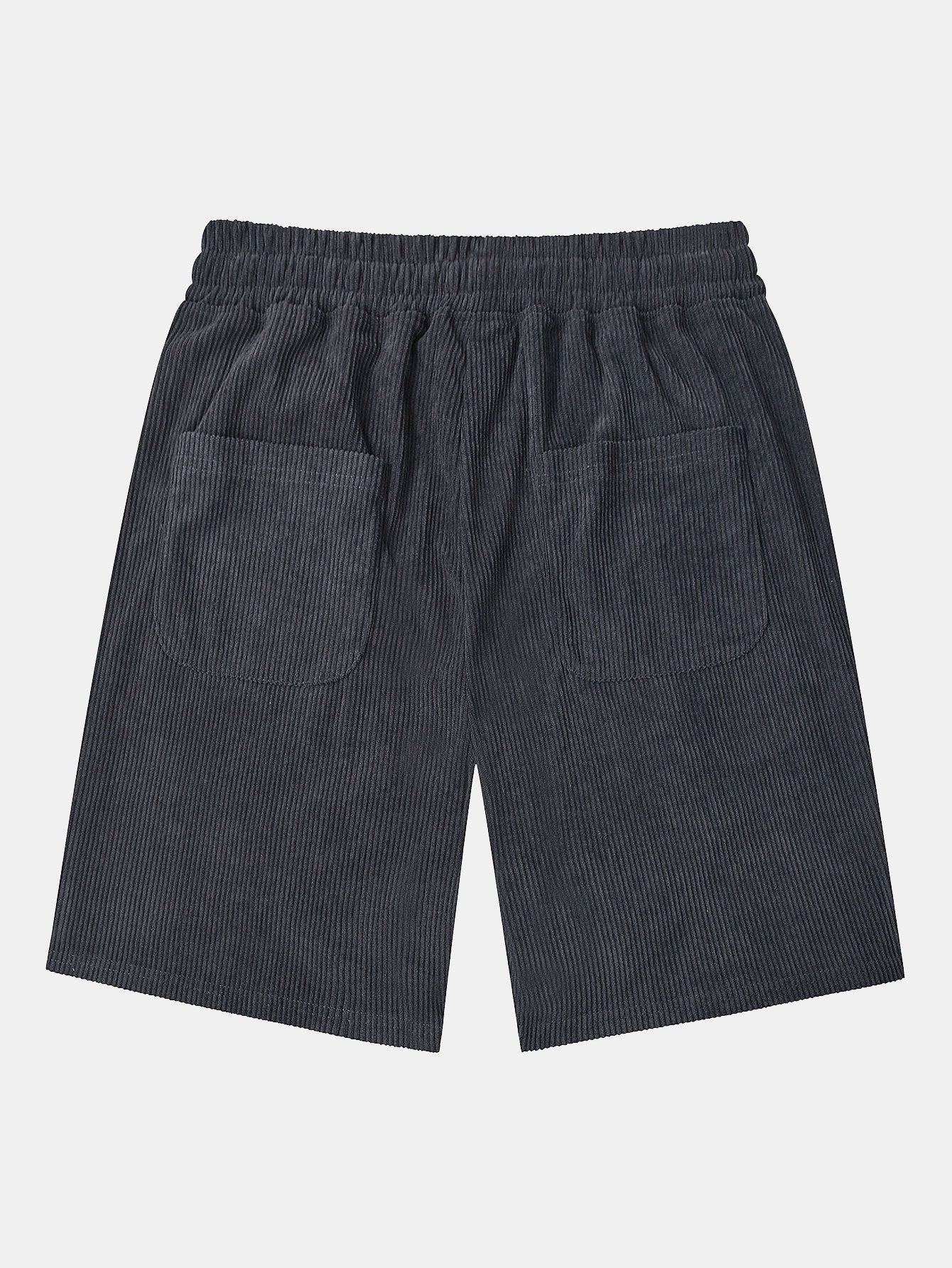 Barbour® | Corduroy Drawstring Shorts With Letter Label - Image 6
