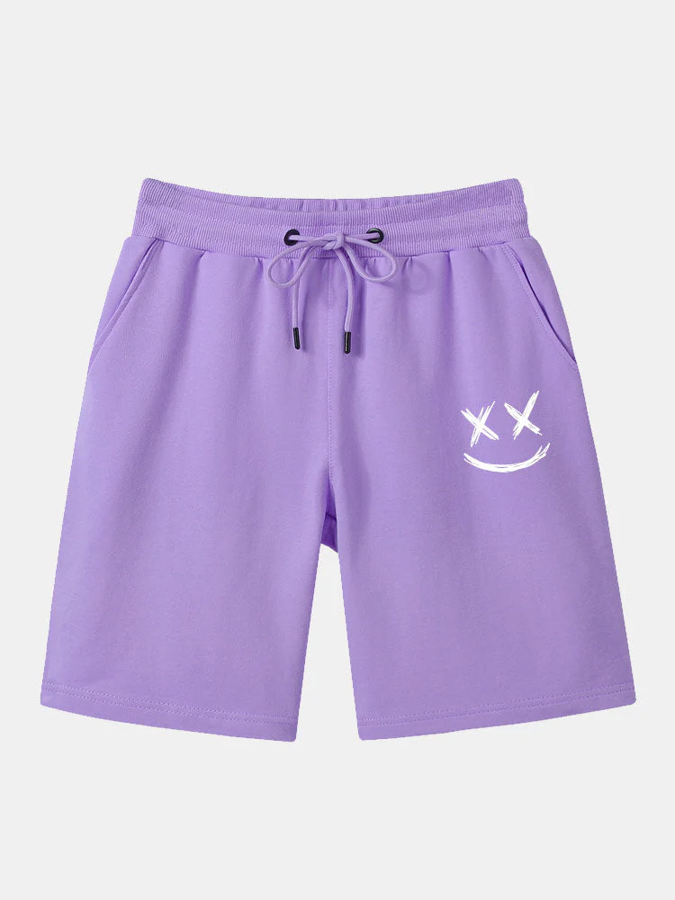 Barett® | Smiley Print Mid Length Shorts - Image 5