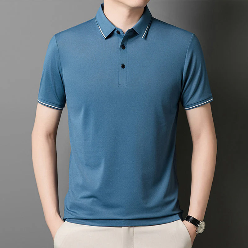 Barney® | Short Sleeve Cuffed T-Shirt For Business Casual Men - Image 4