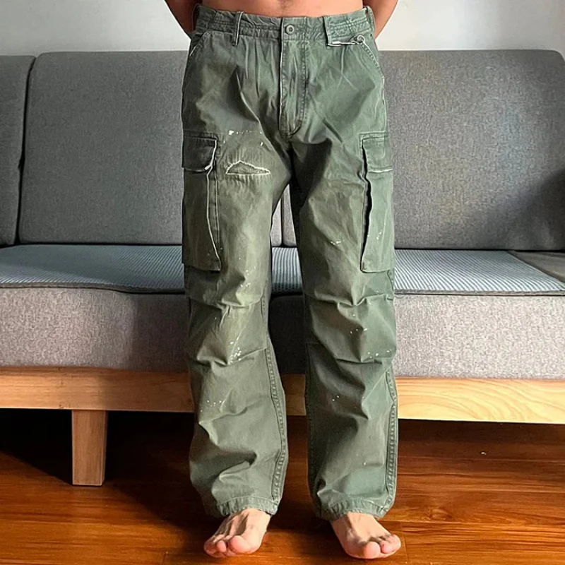 Bartrem® | Men's Loose Large Pocket Wear-resistant Cargo Paratrooper Pants 35879567Z - Image 2