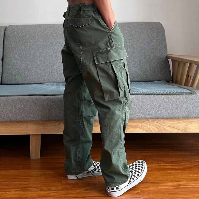 Bartrem® | Men's Loose Large Pocket Wear-resistant Cargo Paratrooper Pants 35879567Z - Image 3
