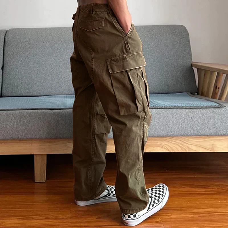 Bartrem® | Men's Loose Large Pocket Wear-resistant Cargo Paratrooper Pants 35879567Z - Image 8