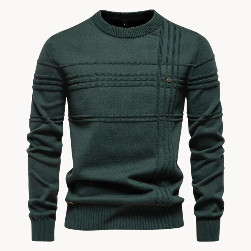 Basil | Men's Checked Knitwear - Image 8