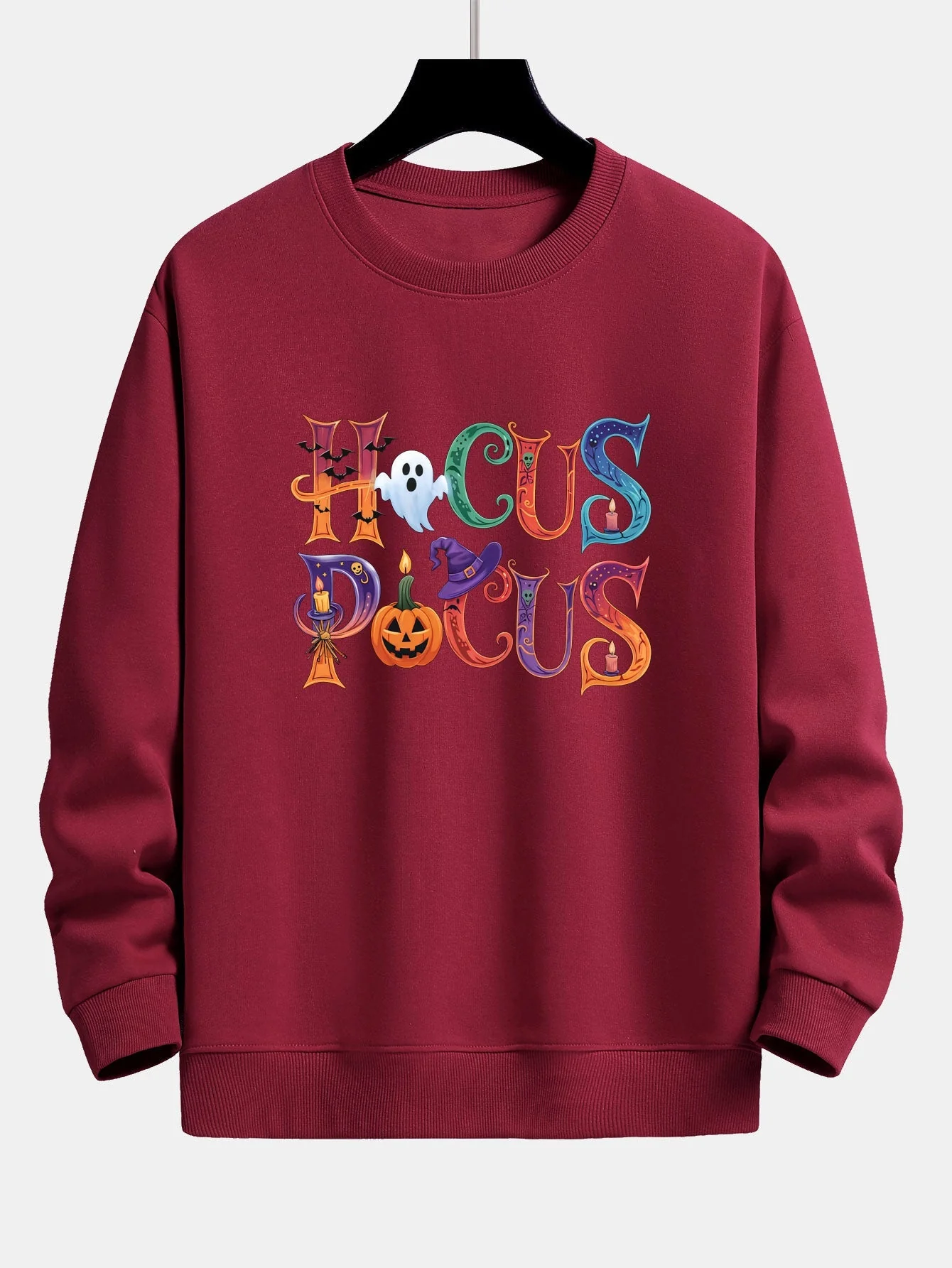 Bautista® | Halloween Hocus Pocus Print Relax Fit Sweatshirt - Image 8