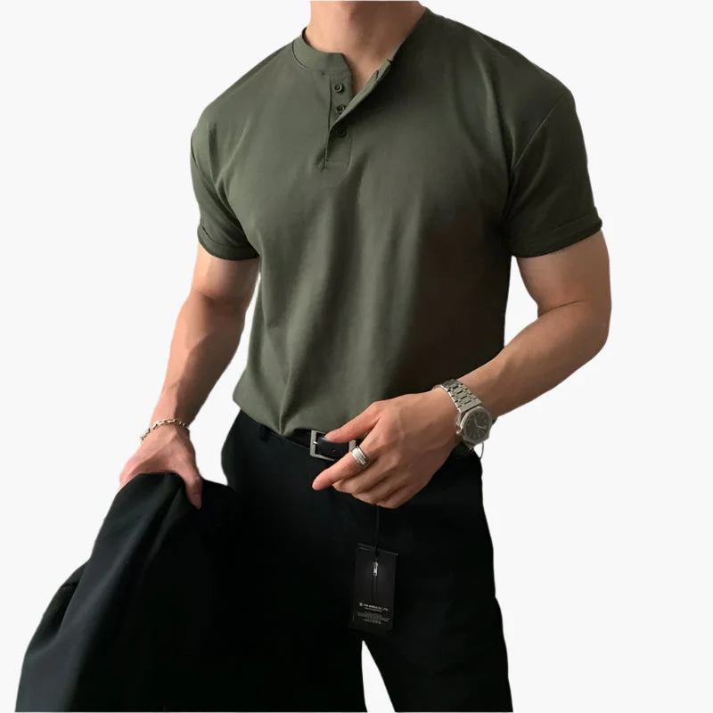 Beeth® | Buttoned Collar T-Shirt