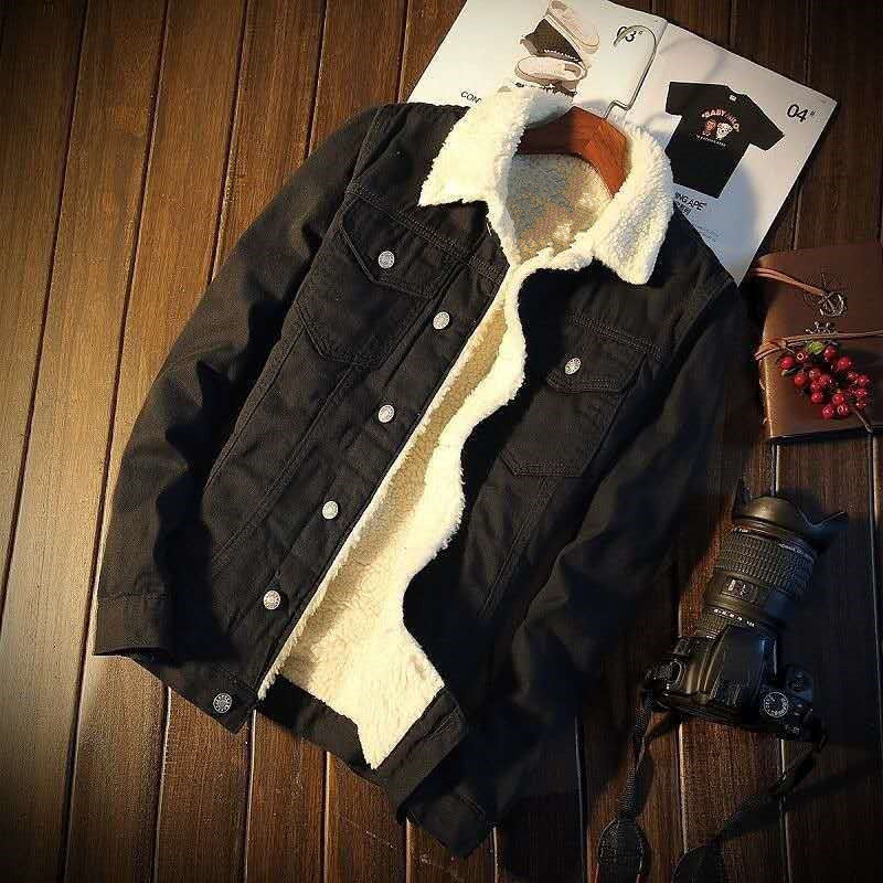 Beltran | Bastian – Fleece denim jacket for men - Image 2