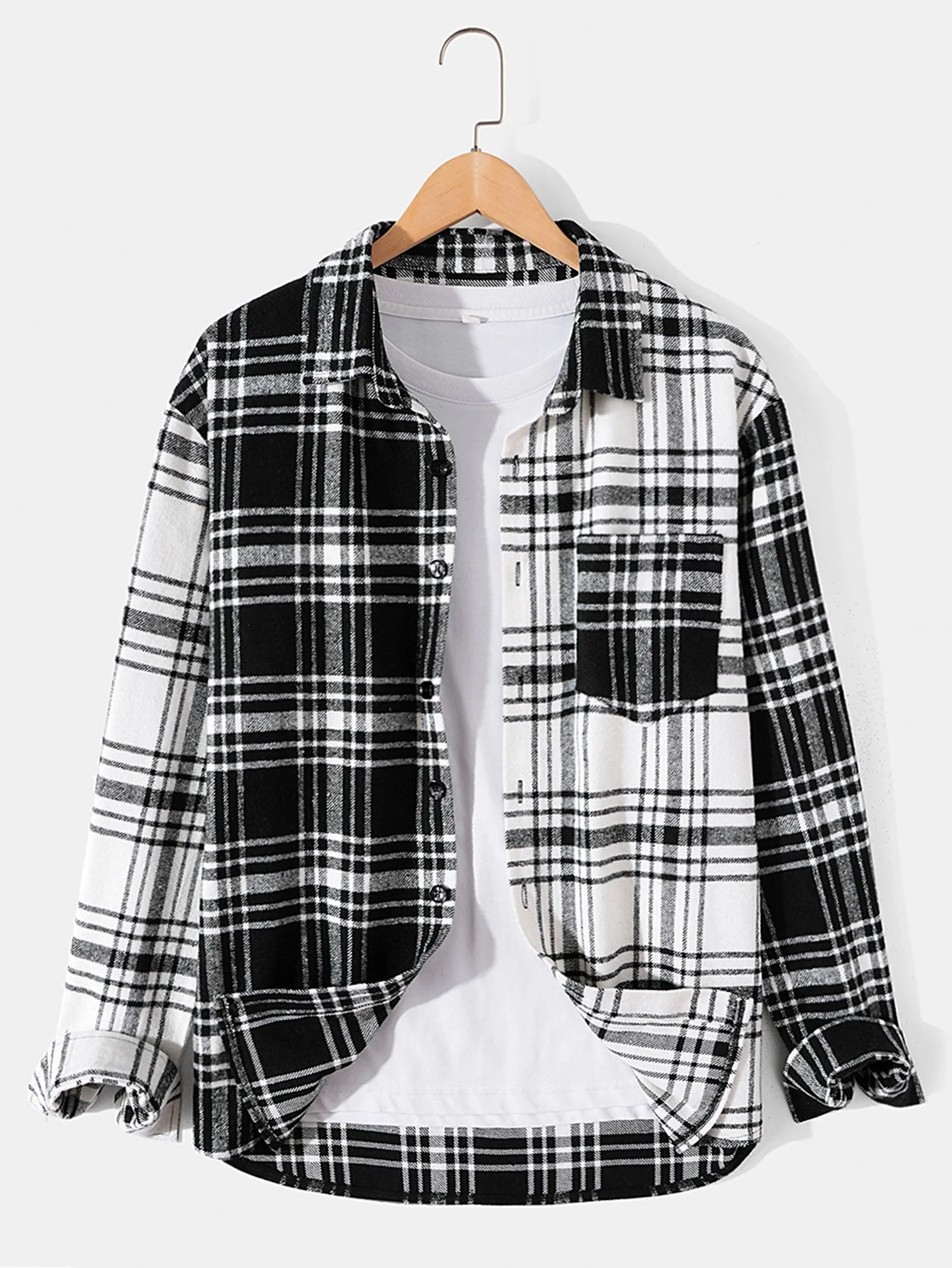 Bernabé® | Patchwork Flannel Plaid Overshirt