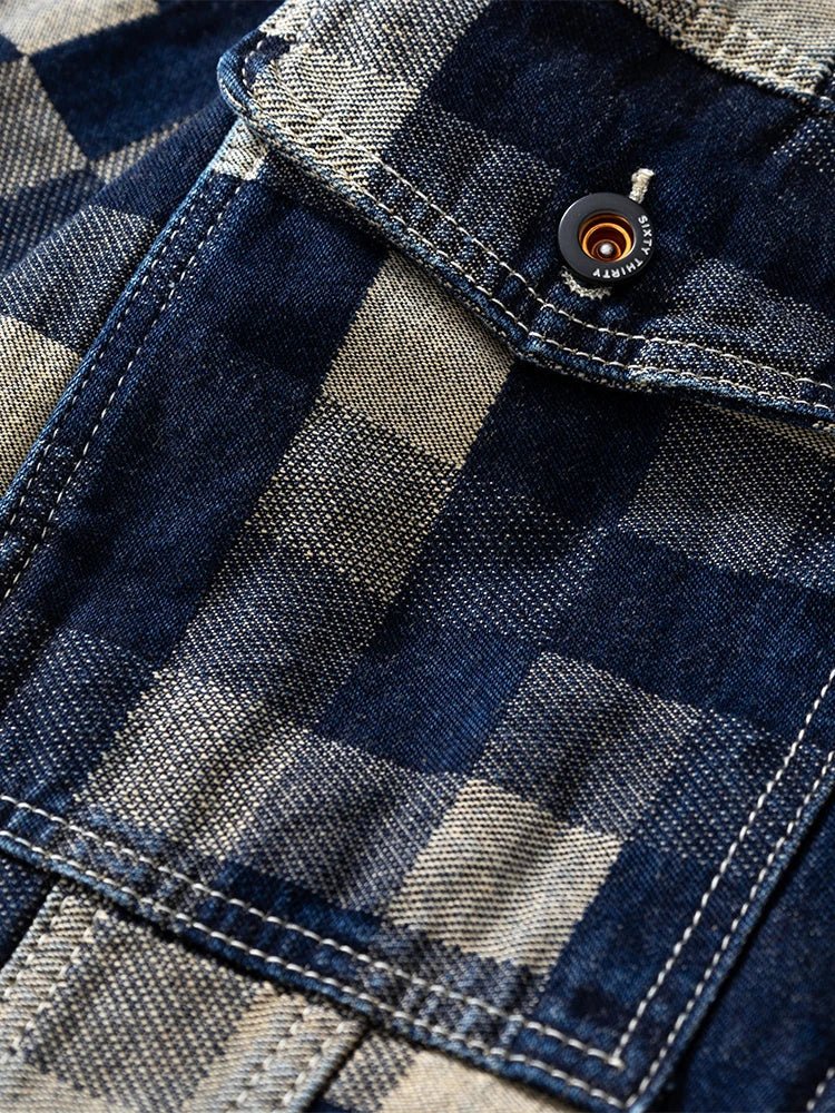 Bey® | Mosaic Vintage Denim Jacket - Image 4