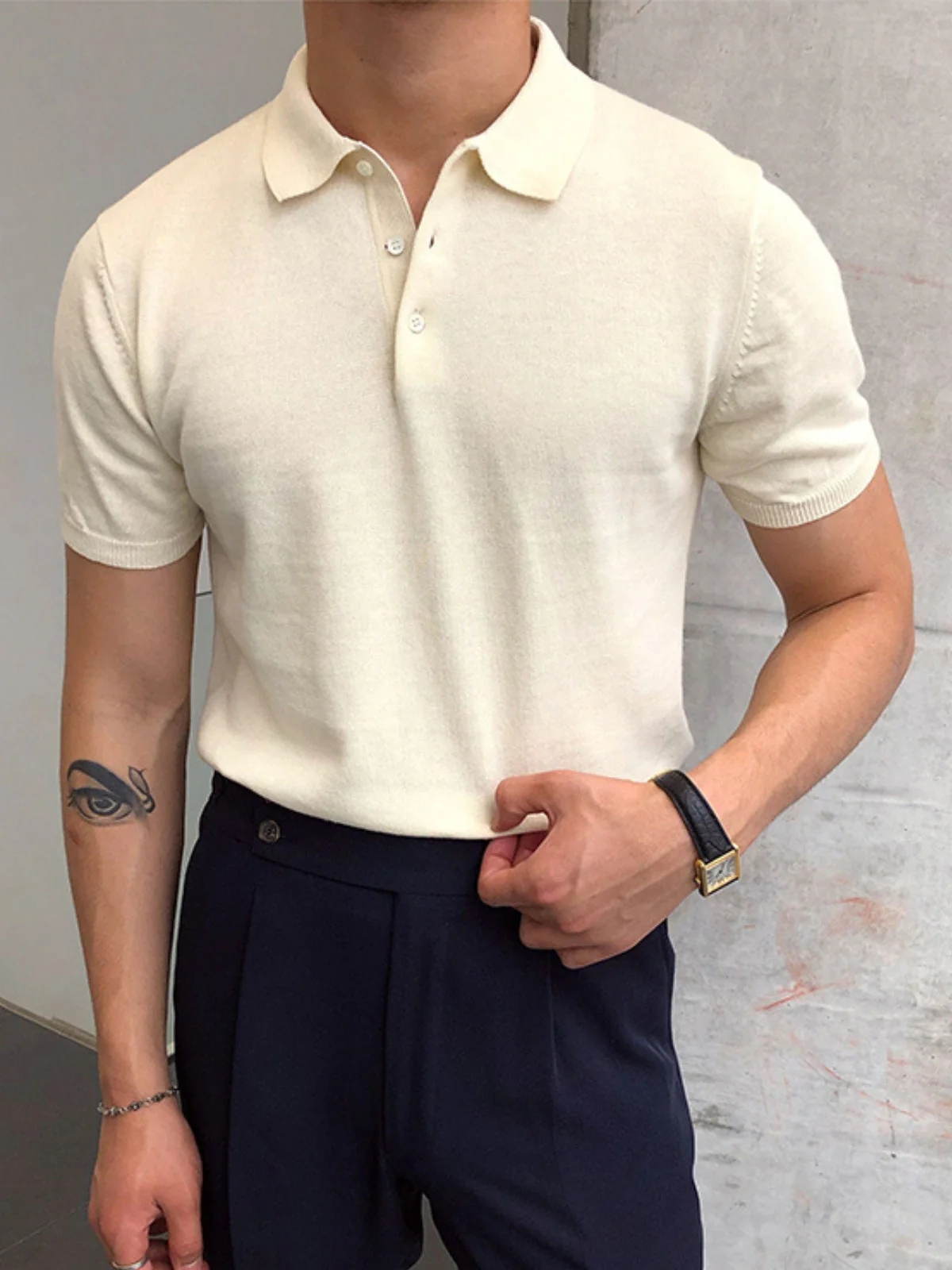 Bhaltair® | MV Old Money Cotton Polo Shirt - Image 4