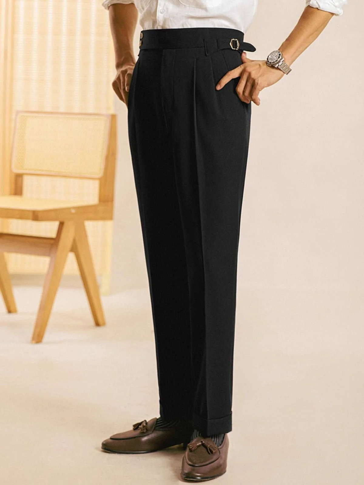 Bhaskar® | MV Old Money Suit Trousers - Image 7