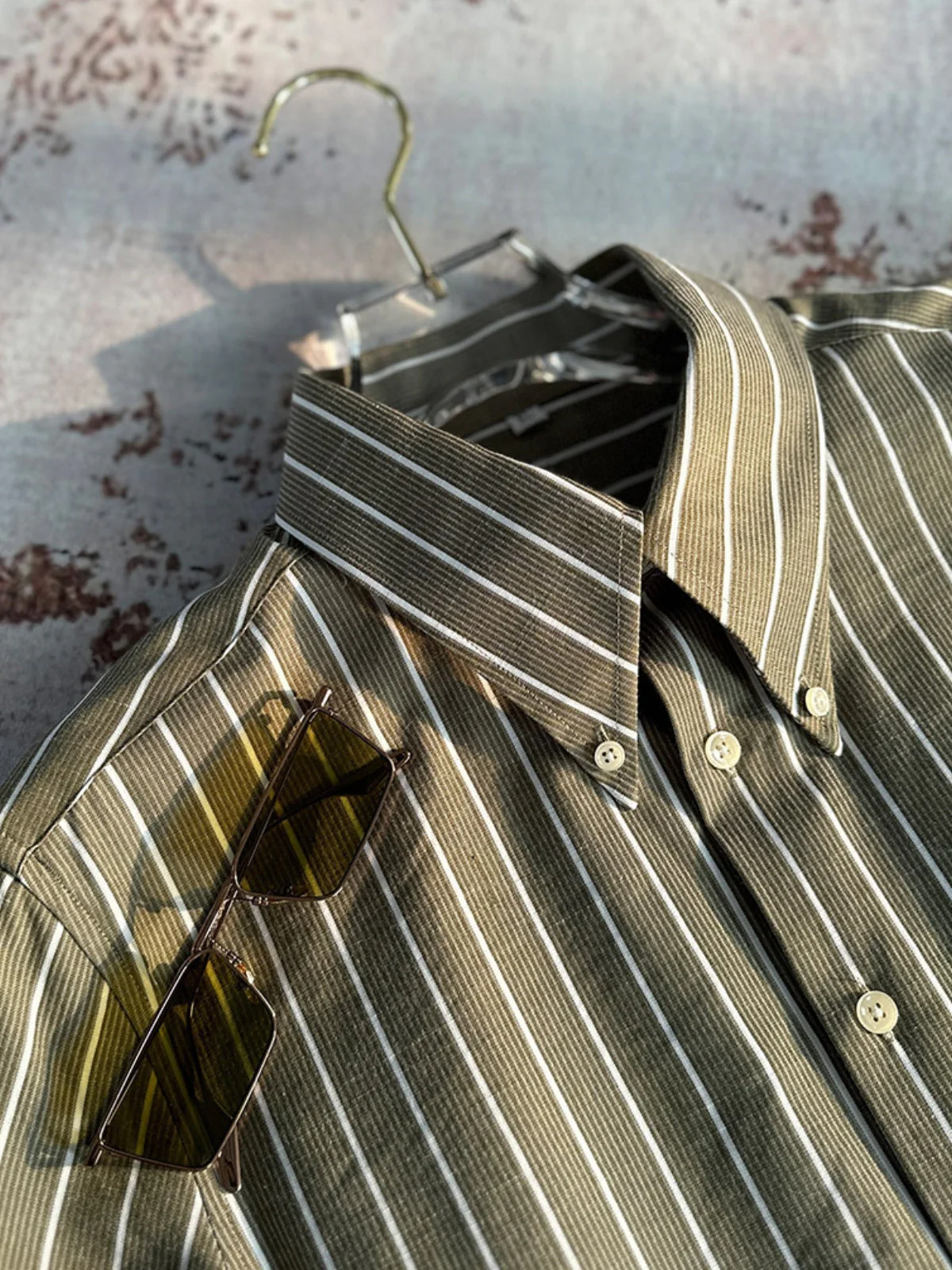 Bhoj® | MV Retro Italian Striped Slim Shirt - Image 4
