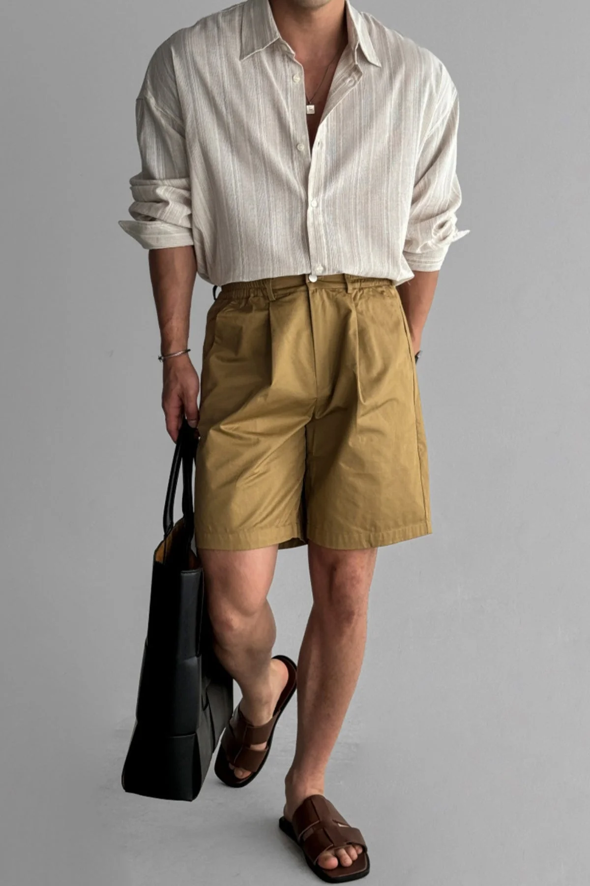 Bhoncie® | MV Striped Non-Iron Sun Protection Shirt - Image 2