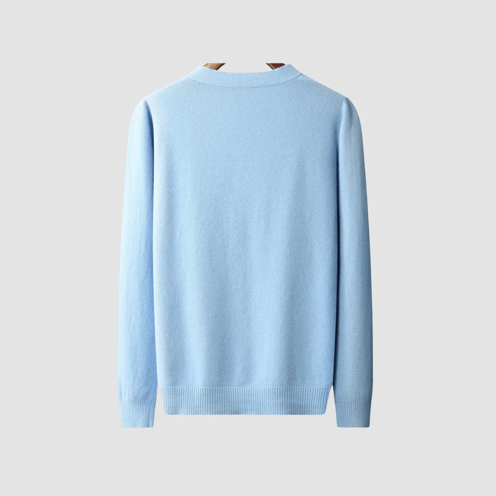 Bianca® | MV V-Neck Woolen Cashmere Cardigan - Image 2