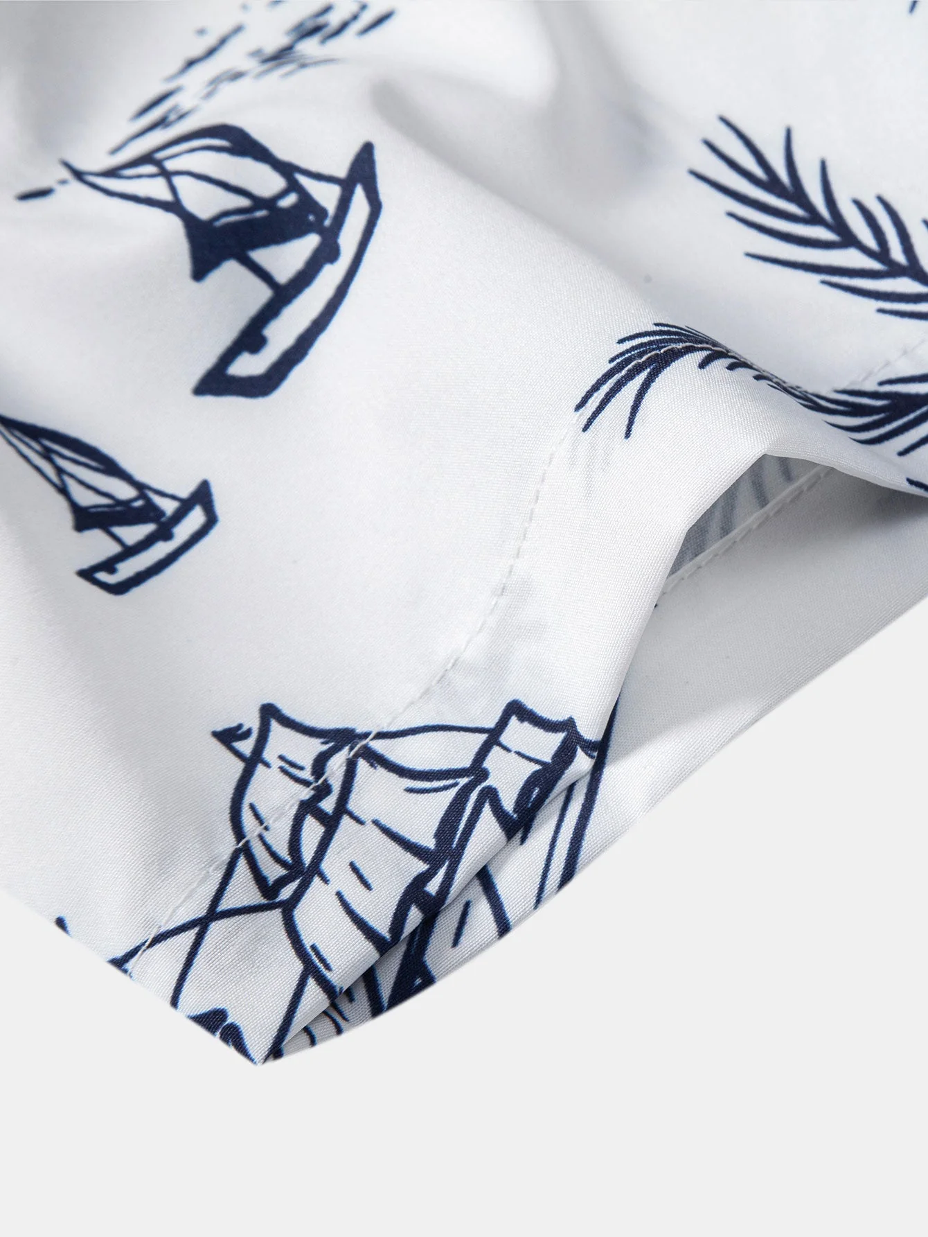 Bill® | Island Sailing Print Button Up Shirt & Swim Shorts - Image 19