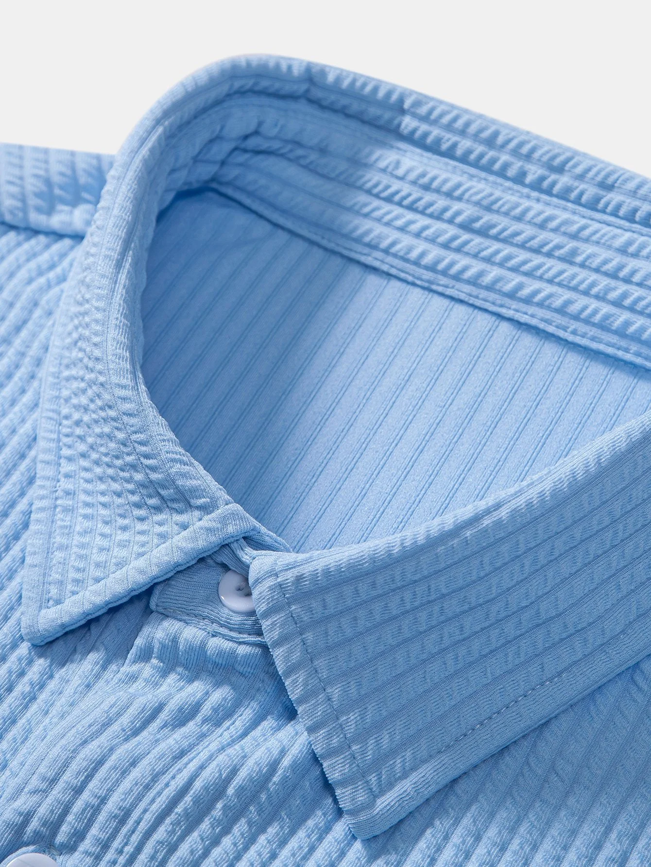 Blair® | Muscle Fit Ribbed Button Up Shirt - Image 10